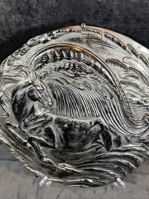 Rosenthal limitiert Edition Jahresteller Glas 1980 ''PEGASUS'' Ernst Fuchs #2441