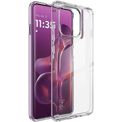 IMAK For Motorola Edge 60 Pro, Luxury Soft Rubber Transparent Clear Case Cover