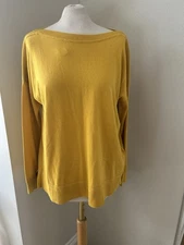 Joules Vivianna Antique Gold Jumper Size Uk 14