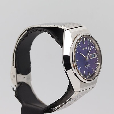 Seiko Superior 3883 7000 Blue Green Dial Quartz Watch Rare