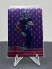 2023 Panini Plates & Patches - Metal Rookies Bijan Robinson #162 Vector /35 (RC)