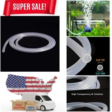 Flexible Food Grade Silicone Tubing, 3/8 ID x 1/2 OD for High Temp Applications