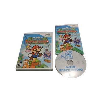 Super Paper Mario (Nintendo Wii) Complete CIB  in Nice Shape. Tested/Working  