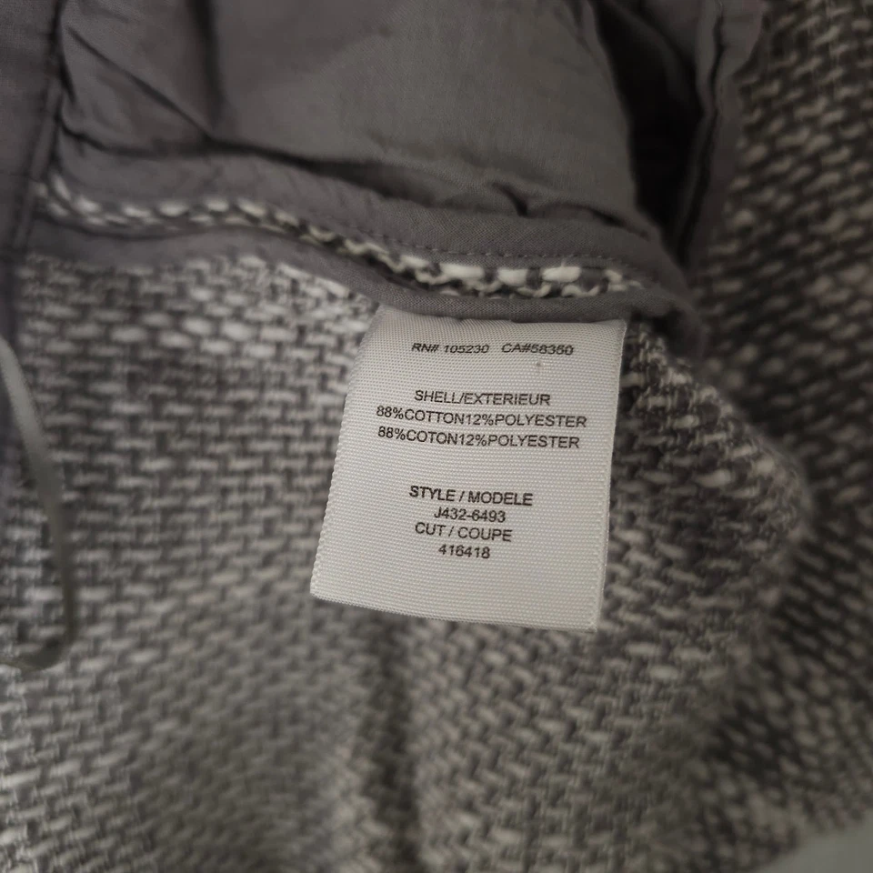 Joie Shorts Womens 4 Gray White Tweed Knit Micro City Low Rise Casual Coastal - Image 4 of 4