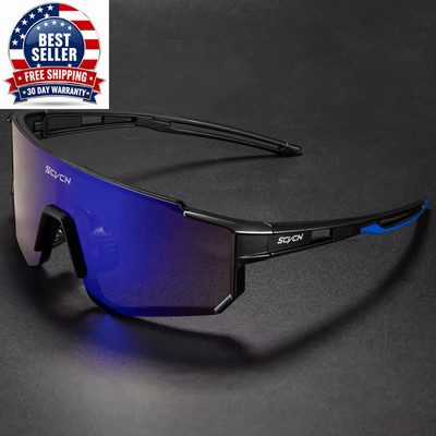 New Outdoor Cycling Sunglasses Men Road Driving Bike Glasses Sports Mountain Cli