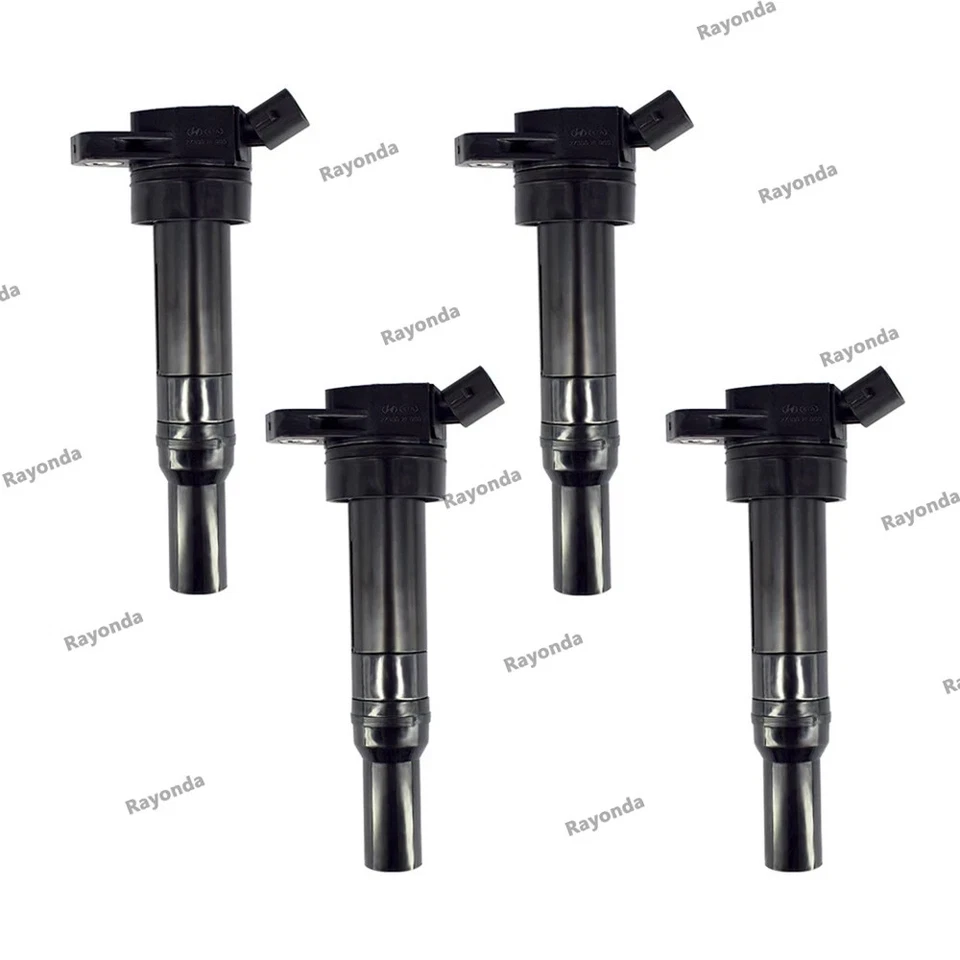 4x Bobinas de encendido genuinas UF651+ bujías 9723 aptas para Hyundai Elantra Kia EE. UU. Foto 4 de 4