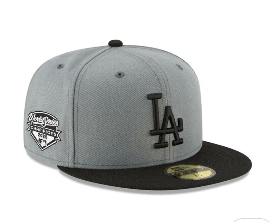 Los Angeles Dodgers New Era 2025 World Series Hat Gray