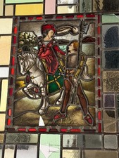 Kirchenfenster Bleiverglasung Antik Glasmalerei Buntglas Fenster