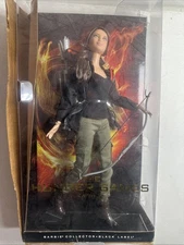 NEW Barbie Collector Black Label The Hunger Games Katniss Doll Damaged Box