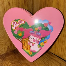 Vintage 1980's Poochie For Girls Mattel Inc 1982 Pink Heart Case Glamor Dog