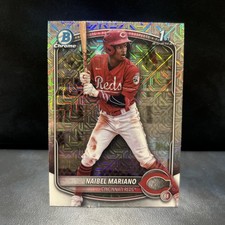 NAIBEL MARIANO 1ST Bowman Chrome 2025 Mega Box Mojo Parallel Refractor Prospect
