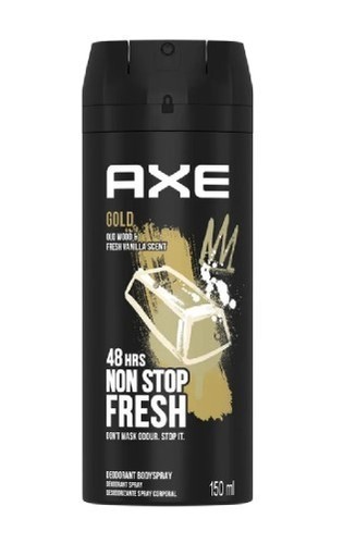 3 Pack Axe Gold Deodorant Body Spray Oud Wood & Vanilla, 150ml/ 5 oz. - Picture 4 of 5
