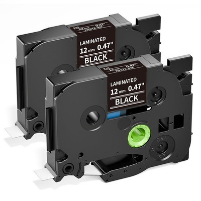 Black Tape Compatible with Brother P-Touch White on Black TZe-335 TZ-335 P To...