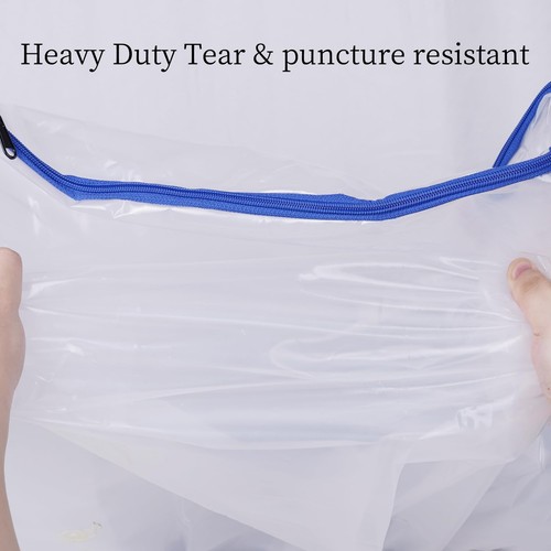 Twin Mattress Bag for Moving and Storage Cover -5 Mil Zipper Plastic Waterpro... - Picture 5 of 6