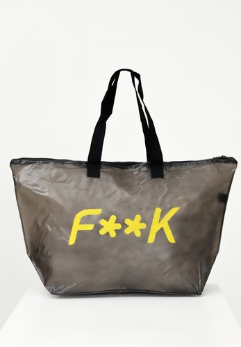 F**K Women's Black Bags Sea Bag Sea Bag Logo Print Spring Summer 202