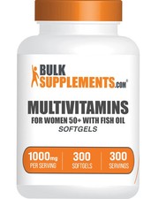 BulkSupplements Multivitamins for Women 50 300 Softgels - 1000 mg Per Serving