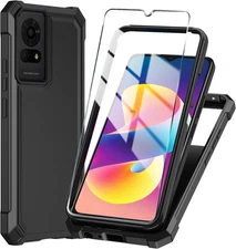 for TCL K23 Case TCL K24 TCL50LE Phone Case T434D with Tempered Glass Screen Pro