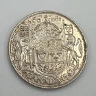 1943 Canada 🇨🇦 50 Cents Canadian Half Dollar XF