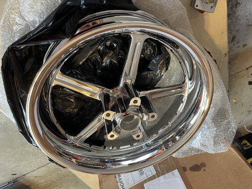 02-08 V-Rod VRSC VROD CVO Rear Wheel 180 Tire chrome reactor NEW - Bild 11 von 13