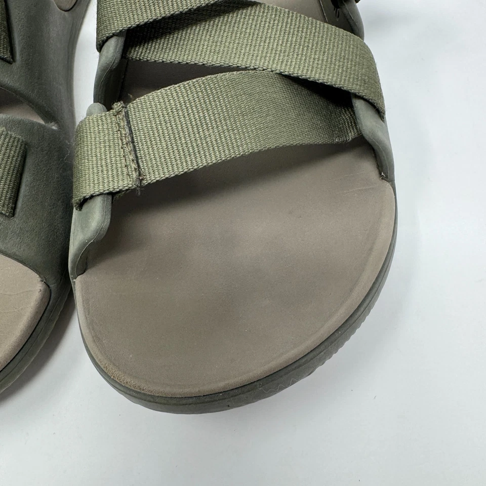 Chaco Chillos 运动凉鞋拖鞋苔藓绿色男式 10 码 — 第 4/4 张图片