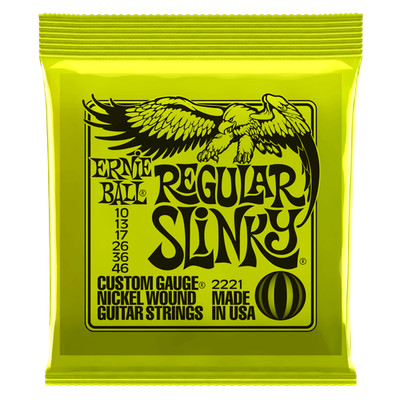 Ernie Ball 2221 Regular Slinky Electric String Set, 10-46