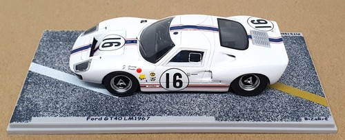 Bizarre 1/43 Scale Resin BZ297 - Ford GT40 #16 Le Mans 1967 - White - Picture 4 of 5
