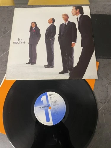 Tin Machine - TIN MACHINE  -  LP David Bowie - EMI - 1989 inner lyric sleeve