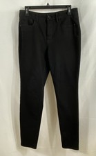 White House Black Market Women's Black Sculpt High-Rise Skinny Ankle Jeans 8