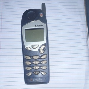Nokia 5165 Cingular Bar Cell Phone Blue/Silver 240KB 2G GSM1900 For Parts