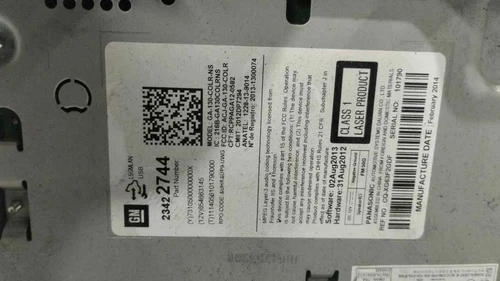 23422744 Audio System/Radio Cd for OPEL MOKKA Edition ecoFlex 3807303 - Picture 3 of 10