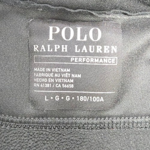 Polo Ralph Lauren Performance Fleece Vest Gray Pony Logo Full Zip Black Mens L - Bild 5 von 9