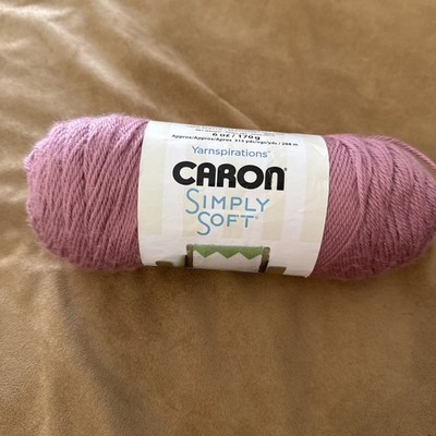 Caron Simply Soft Medium Weight 100% Acrylic Yarn 6 oz 315 YDS PLUM WINE