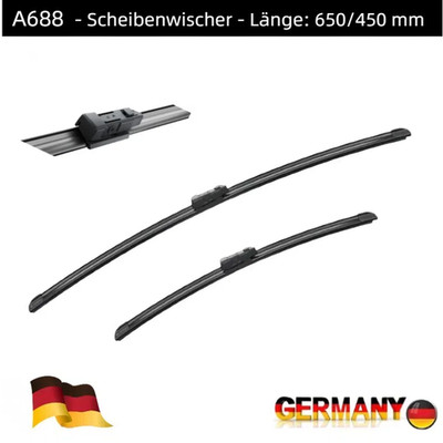 A688S - Scheibenwischer - Länge: 650/450 mm Set für Frontscheibe für Bosch A863S