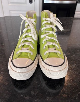 Converse Chuck 70 Hi Recycled Canvas Lime Twist Egret Black