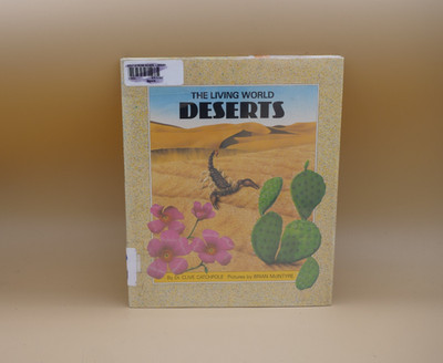 The Living World:  Deserts 1984, Hardcover 1st Edition By DR. Clive Catchpole