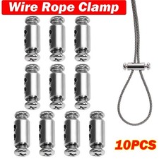 Metal Steel Wire Rope Clip Copper Stainless Steel Cable Clamp Screws Fixed