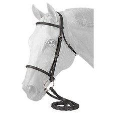 EquiRoyal Padded Noseband Snaffle Bridle Full...