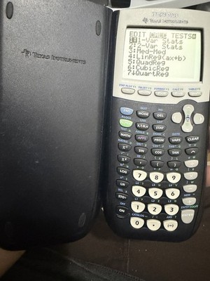 Texas Instruments TI-84 Plus Graphing Calculator Black Works