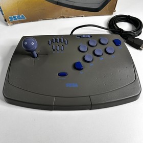 Sega Saturn HSS-0104 Virtua Stick Controller Grey Tested & Working