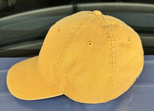Smokey Bear Hat Cap Strap Back Mad Engine Yellow Cotton Adjustable - Picture 4 of 12
