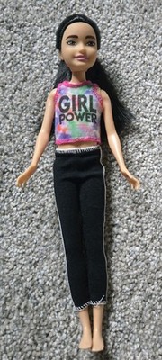2019 Barbie Team Stacie Friend Black Hair Asian Dancer Teen Doll Ethnic Rare