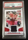 2018 Patrick Mahomes #11 Panini Score Jersey Patch PSA 10 - POP 10