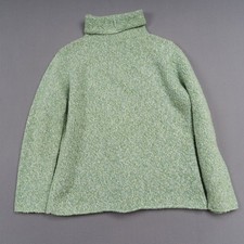 EILEEN FISHER Sweater Green Wool Nylon Blend ...