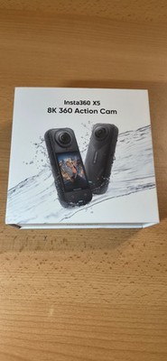 Insta360 X5 8K 360° Action Cam, schwarz, wasserdicht, sehr guter Zustand