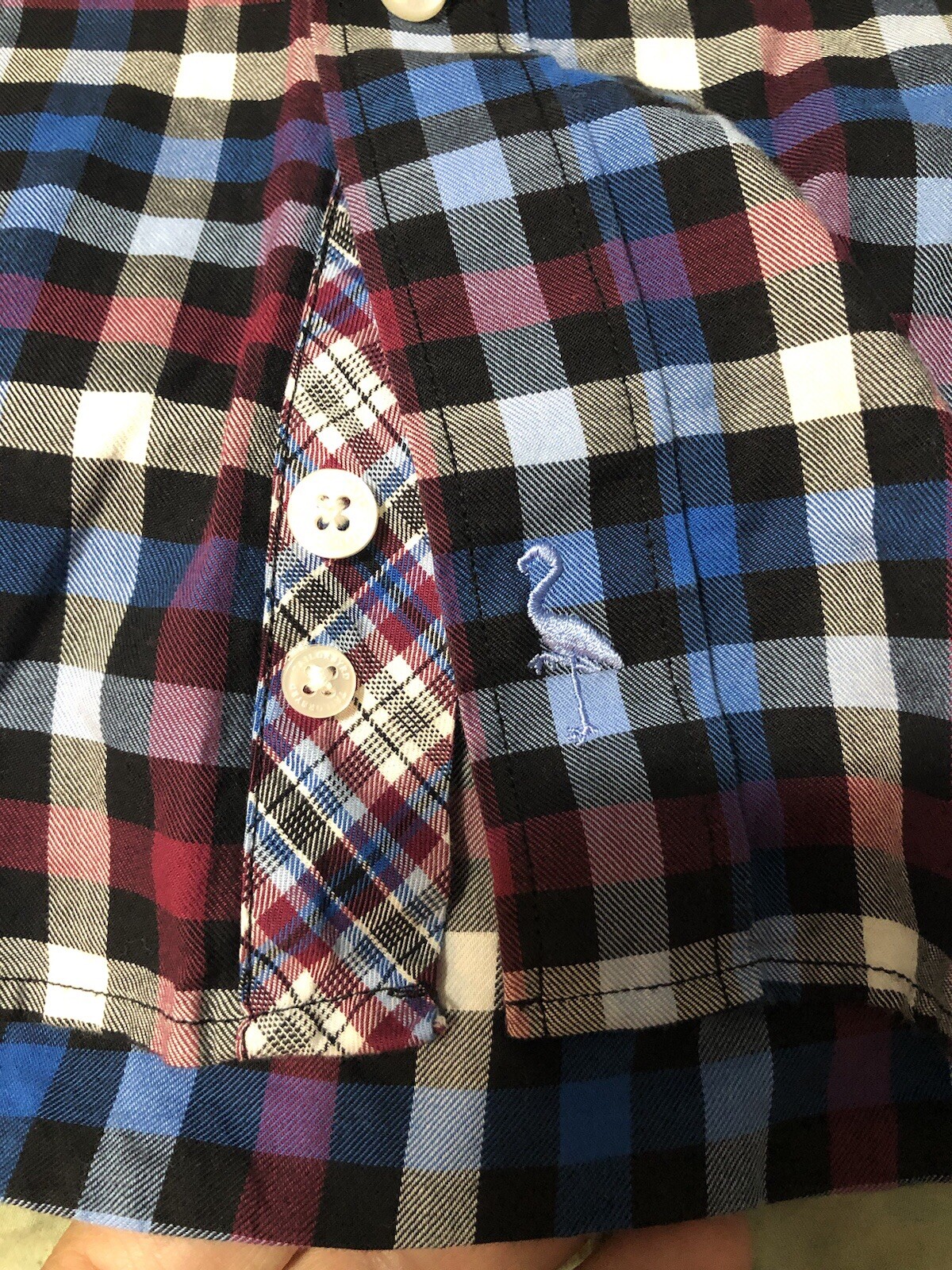 TailorByrd Button Down Check Button Down Shirt Me… - image 7