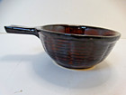 Heirloom 814 Soup Chili Mug Bowl, Vintage Brown Glaze Stoneware Basket Weave