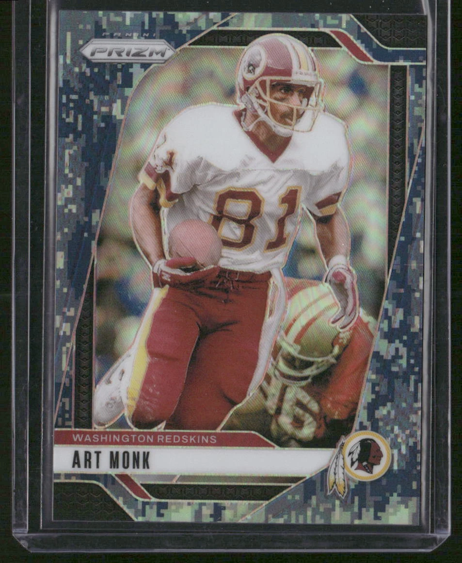 2024 Panini Prizm #294 Art Monk Navy Camo #/25