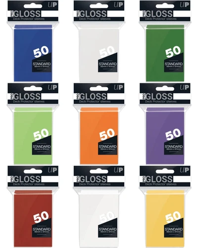 Ultra Pro Pro-Gloss Deck Protectors Card Sleeves 50 CT. Standard MTG Pokemon