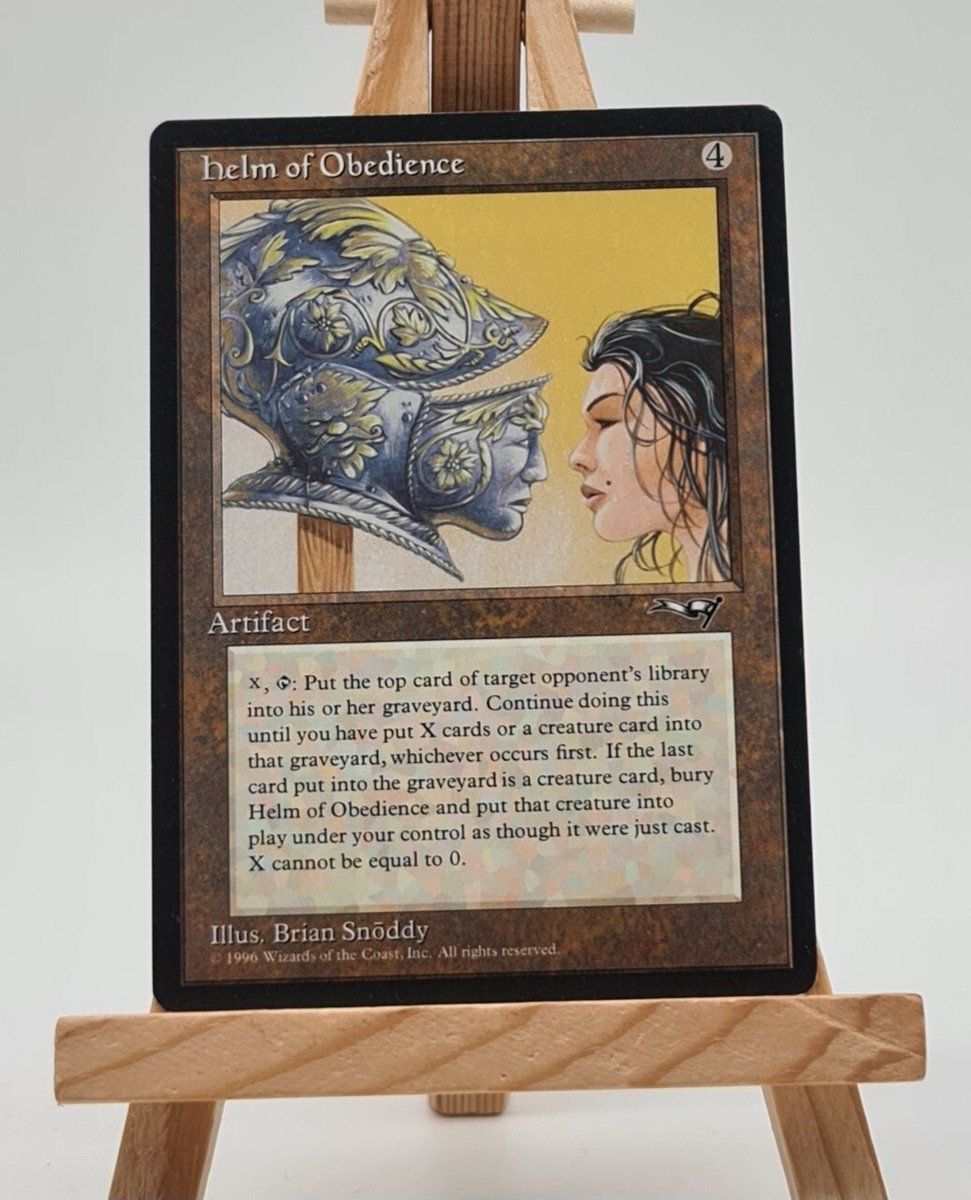 Helm of Obedience Alliances Magic Karte MTG englisch (Helm der