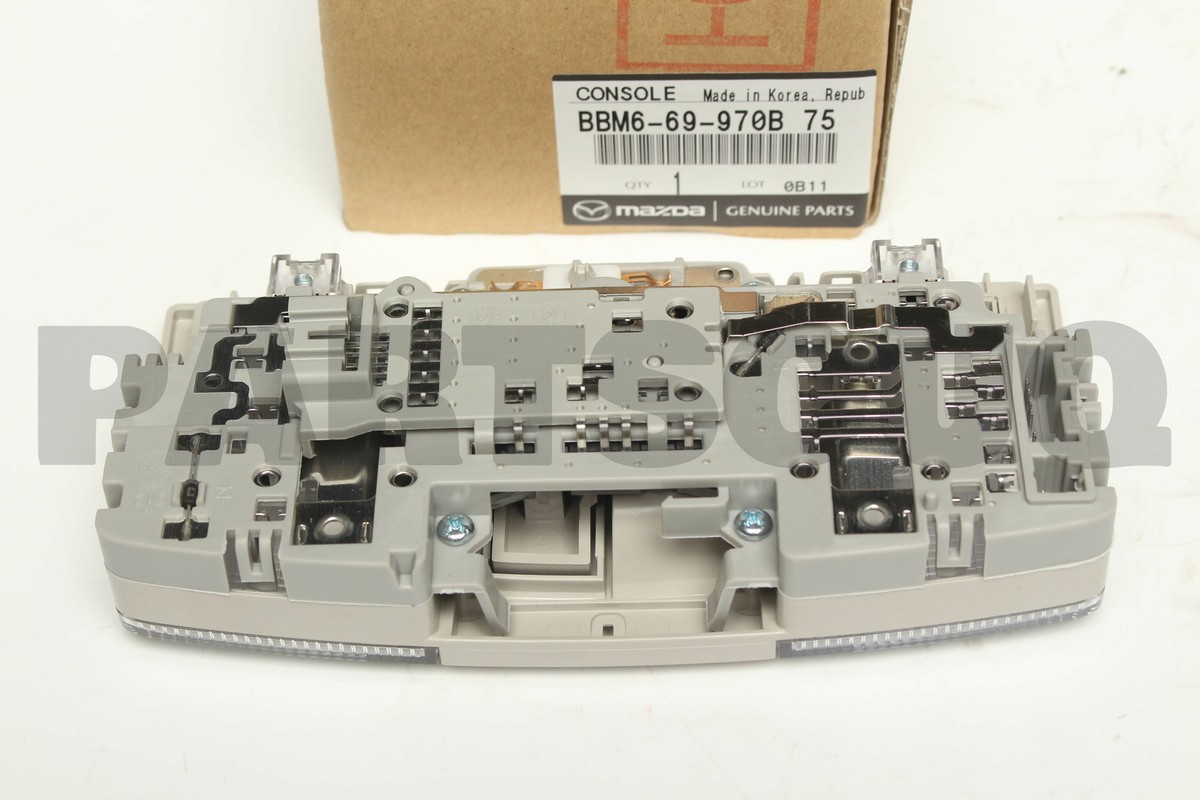 D kakoページ BBM669970B75 Genuine Mazda CONSOLE,OVERHEAD BBM6-69-970B75